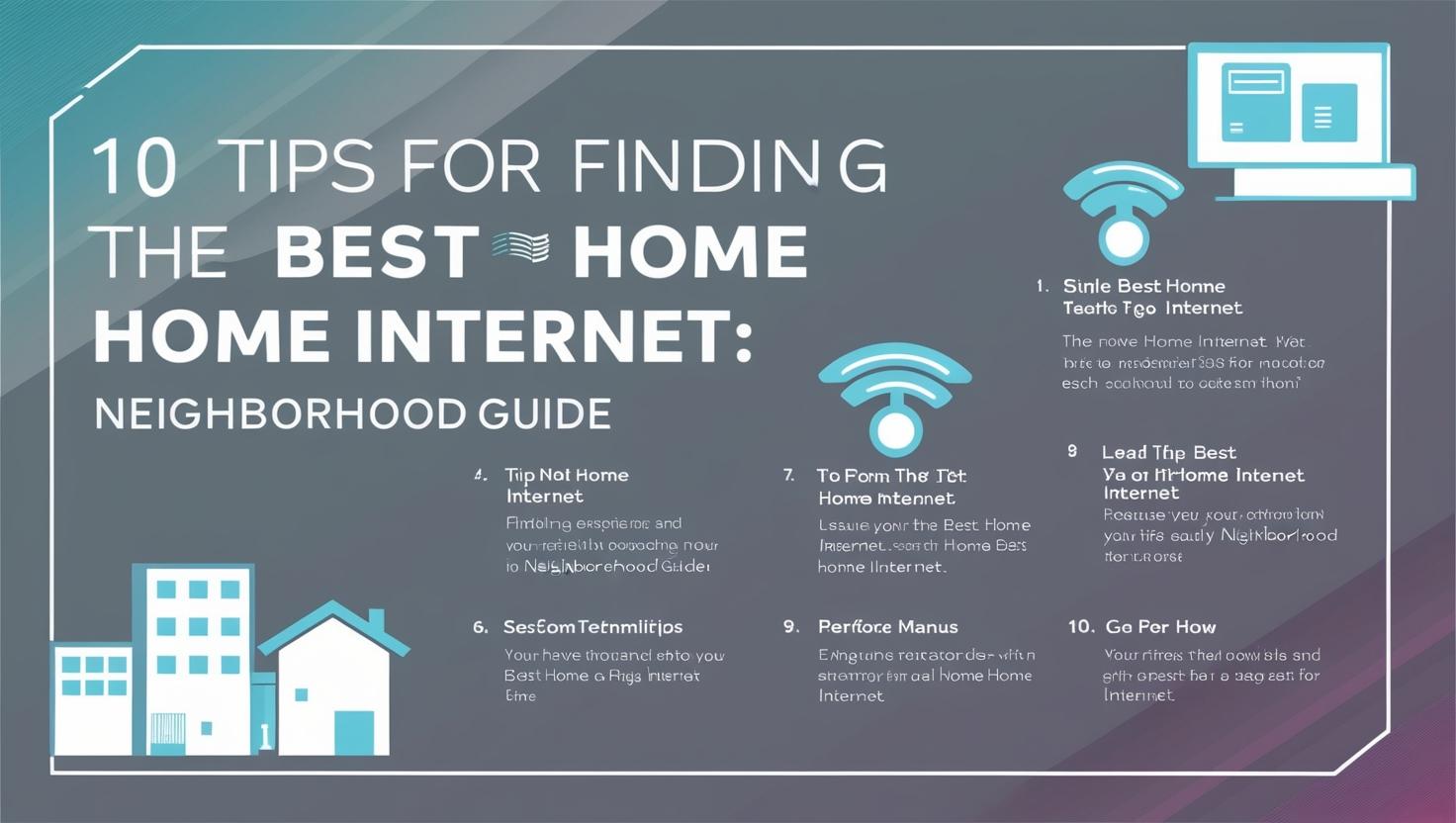 10 Tips for Finding the Best Home Internet
